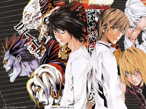 elfen lied death note ok...imi place mai mult death note decat elfen lied...e multa actiune povestea