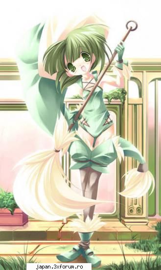 Anime Girls - Anime Green...Magical Girl - Images