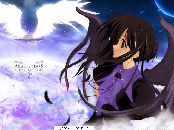 Anunturi,nelamuriri shi sugestii la purple rosses - anime girl - Purple Rosses