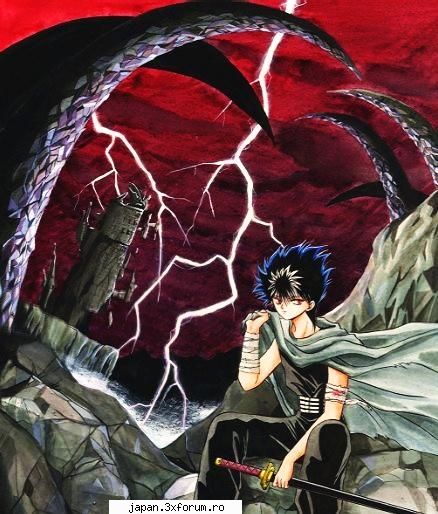 Hiei - aici e raaau de tot.........tare - YuYu Hakusho