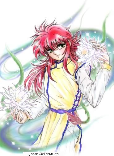 Kurama - ei......na...nu mai spune!Mie imi plake parul - YuYu Hakusho