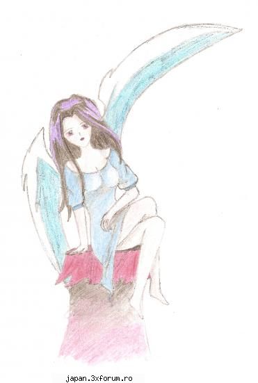 My drawings - asta e color...un inger... multumesc sakura.Ma - Fan-Art