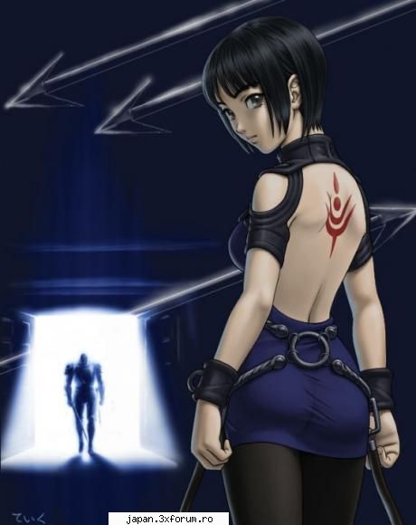Pozele preferate - anime girl - Purple Rosses