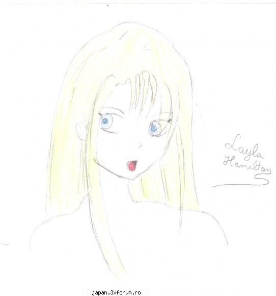 >>>desene<<< - and layla(kaleido star) - Fan-Art